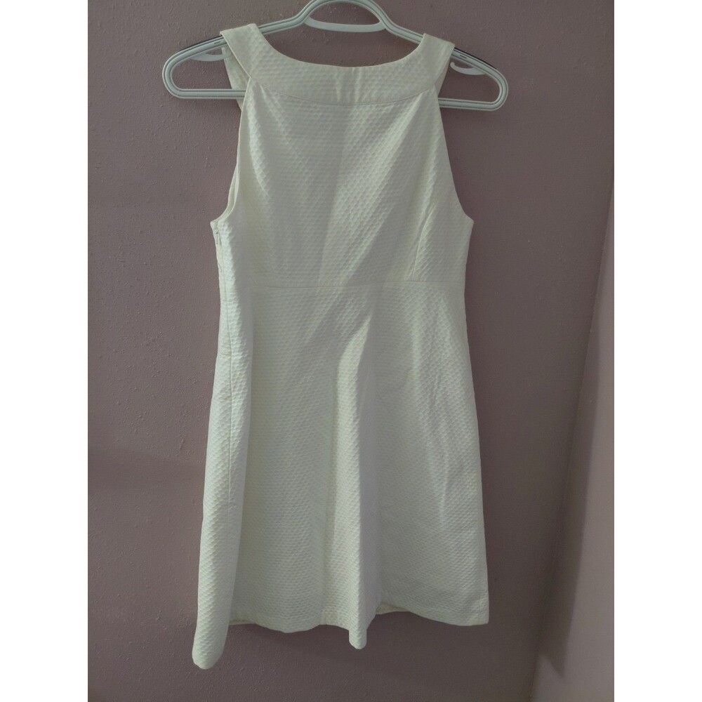 Lily Pulitzer Jacqueline Shift Dress Women’s White Gold Metallic Detail NWT - Picture 9 of 16